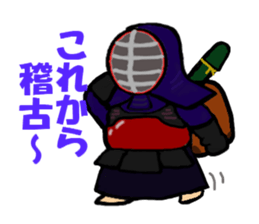 japanese swordman2 sticker #8906219