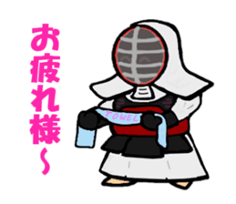 japanese swordman2 sticker #8906220