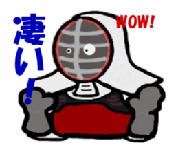 japanese swordman2 sticker #8906222