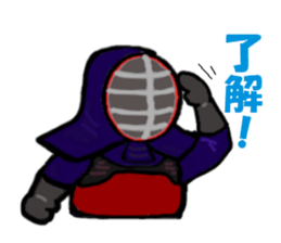 japanese swordman2 sticker #8906225