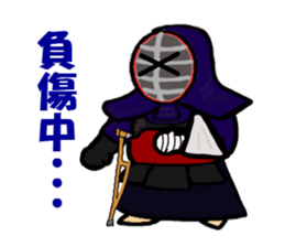 japanese swordman2 sticker #8906227