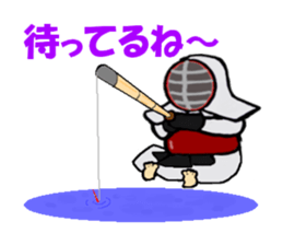 japanese swordman2 sticker #8906228