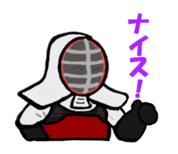 japanese swordman2 sticker #8906230