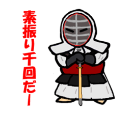 japanese swordman2 sticker #8906234