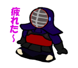 japanese swordman2 sticker #8906235