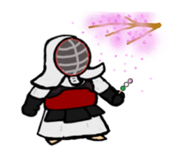 japanese swordman2 sticker #8906236