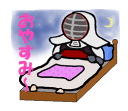 japanese swordman2 sticker #8906242