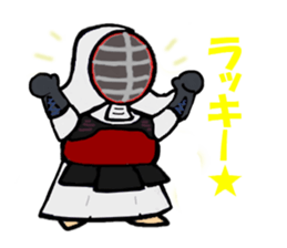 japanese swordman2 sticker #8906246