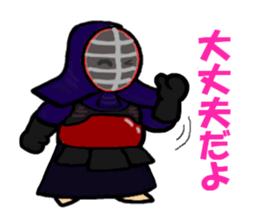 japanese swordman2 sticker #8906247