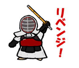 japanese swordman2 sticker #8906250