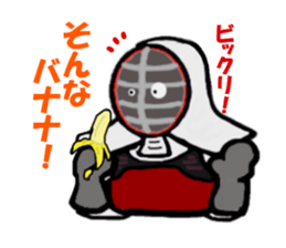 japanese swordman2 sticker #8906252