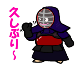 japanese swordman2 sticker #8906253