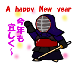 japanese swordman2 sticker #8906255