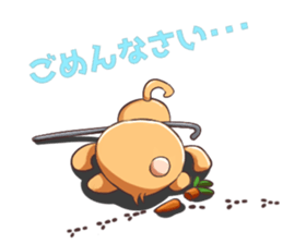 Magician monkey and his assistant rabbit sticker #8906499