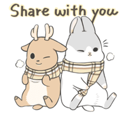 Machiko rabbit(winter) sticker #8906588