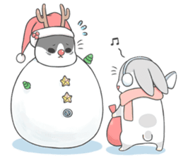 Machiko rabbit(winter) sticker #8906591