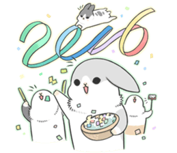 Machiko rabbit(winter) sticker #8906601