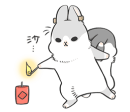 Machiko rabbit(winter) sticker #8906608