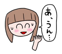 30-year-old girl sticker #8907259