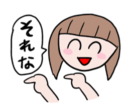 30-year-old girl sticker #8907276