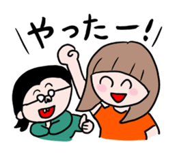30-year-old girl sticker #8907282