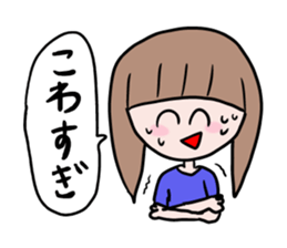 30-year-old girl sticker #8907283
