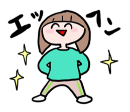 30-year-old girl sticker #8907295