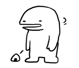 Pakupaku alien sticker #8907426