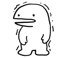 Pakupaku alien sticker #8907431