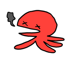 Pakupaku alien sticker #8907440