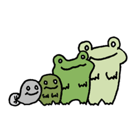 Frog to grow sticker #8907639