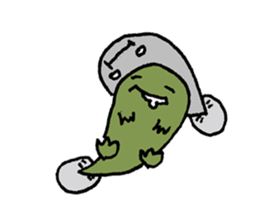 Frog to grow sticker #8907669