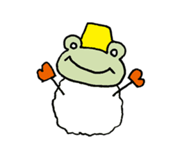 Frog to grow sticker #8907684