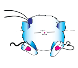 Girls Catball Cute - Daily Emot sticker #8907697