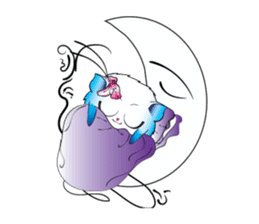 Girls Catball Cute - Daily Emot sticker #8907698