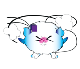 Girls Catball Cute - Daily Emot sticker #8907701