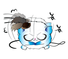 Girls Catball Cute - Daily Emot sticker #8907708