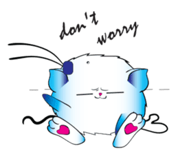 Girls Catball Cute - Daily Emot sticker #8907724