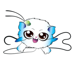 Girls Catball Cute - Daily Emot sticker #8907725