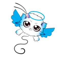 Girls Catball Cute - Daily Emot sticker #8907728