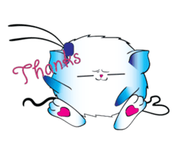 Girls Catball Cute - Daily Emot sticker #8907732