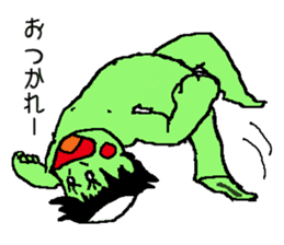Bug&Cute GreenDevil KAWATAROchan2 sticker #8907864