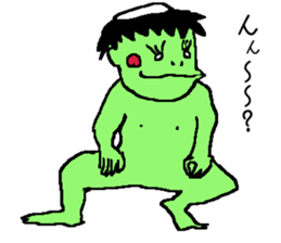 Bug&Cute GreenDevil KAWATAROchan2 sticker #8907887