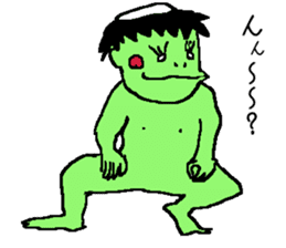 Bug&Cute GreenDevil KAWATAROchan2 sticker #8907887