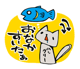 him&cat sticker #8908272
