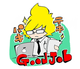 him&cat sticker #8908282