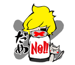 him&cat sticker #8908298