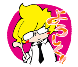 him&cat sticker #8908302