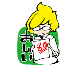him&cat sticker #8908316