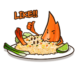 Happy to be "Thai food" (Worldwide) sticker #8908351